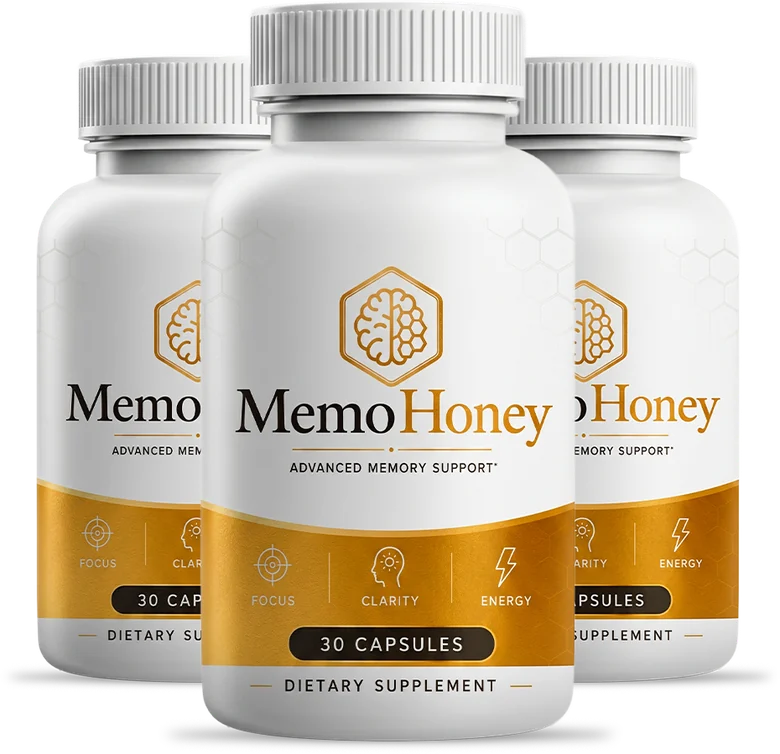 MemoHoney 3 Bottles package