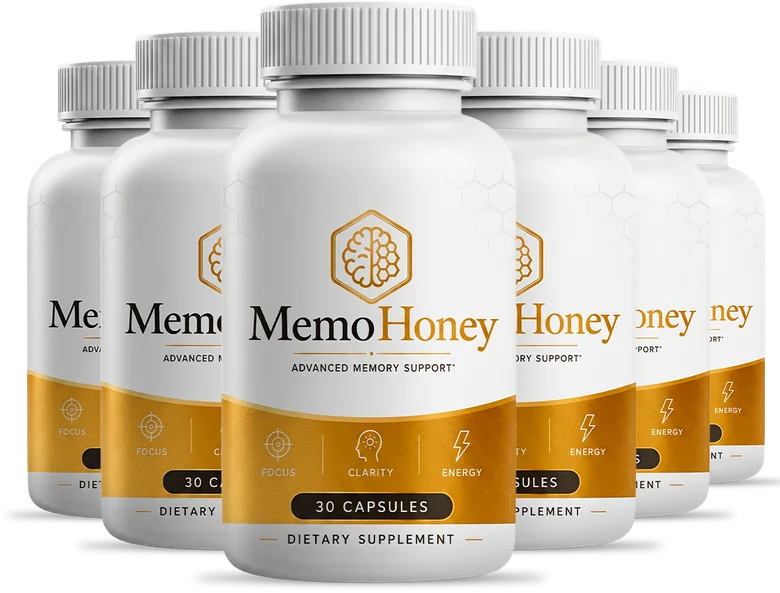 MemoHoney 6 Bottles package
